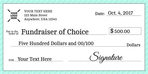 big check template